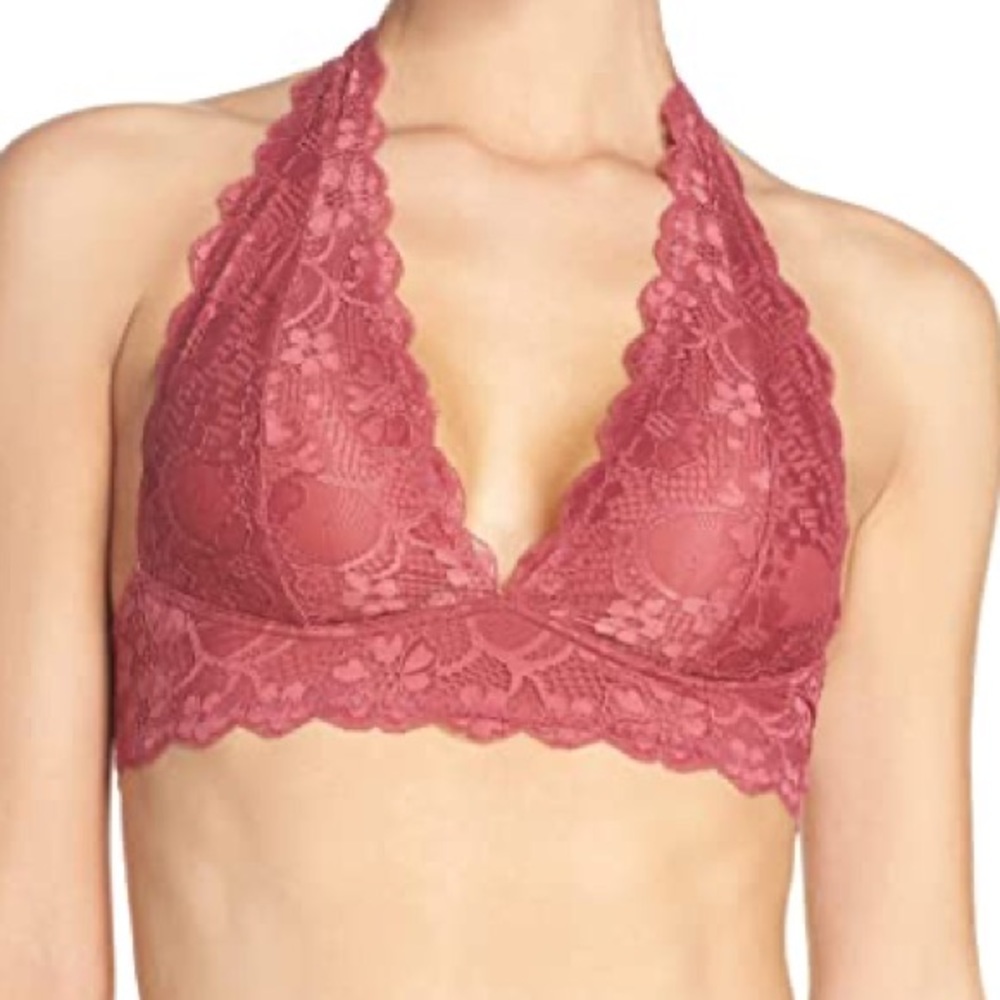 Free People Galloon Lace Halter Bralette